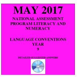 Year 9 May 2017 Language - Answers